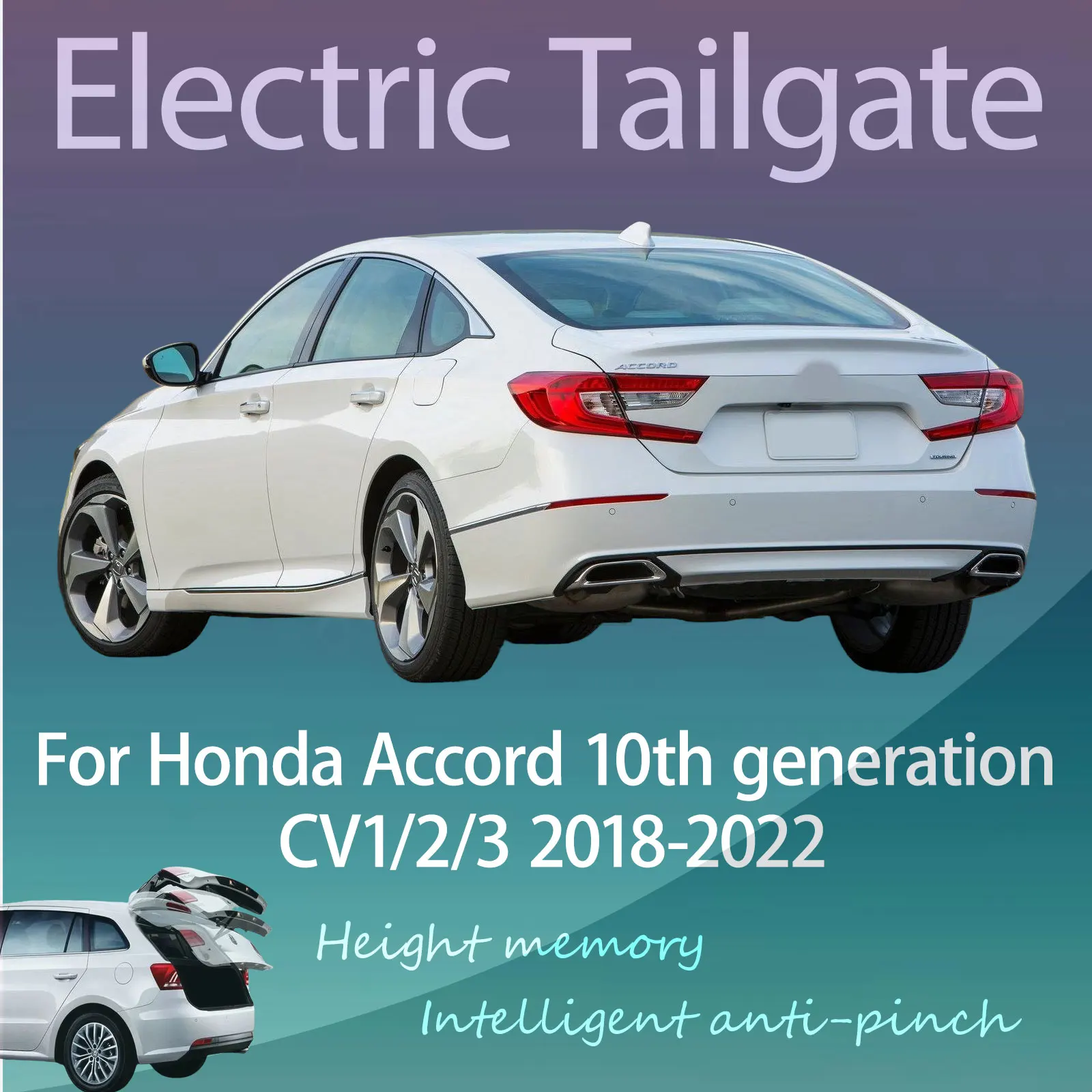 For Honda Accord 10th generation CV1/2/3 2018-22 Electric Modified Tailgate Intelligent Height Automatic Lifting Key-Controlled