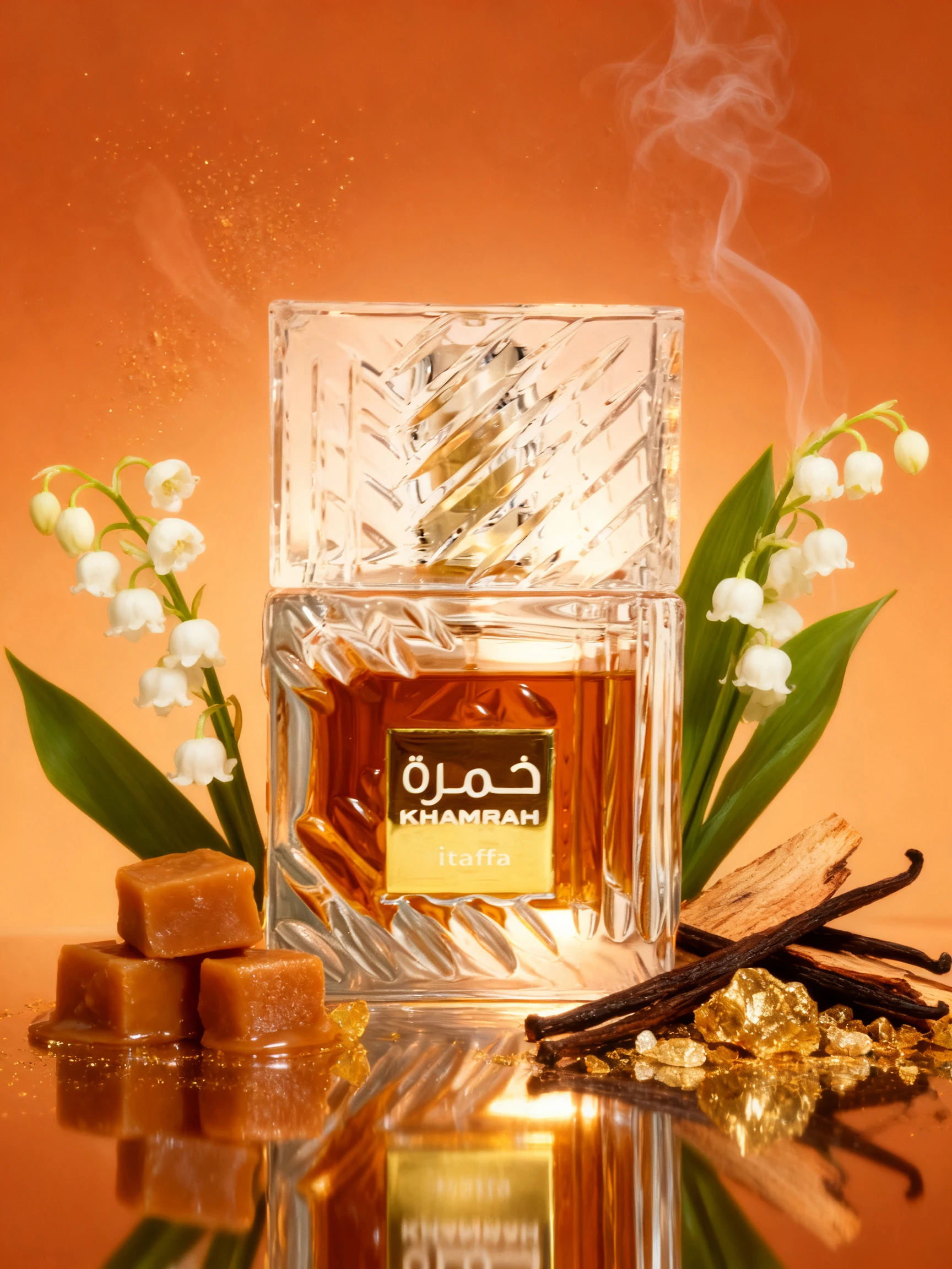 Itaffa Khamrah Perfume de Larga Duración para Unisex, 3.40 onzas/ml-1 unidad