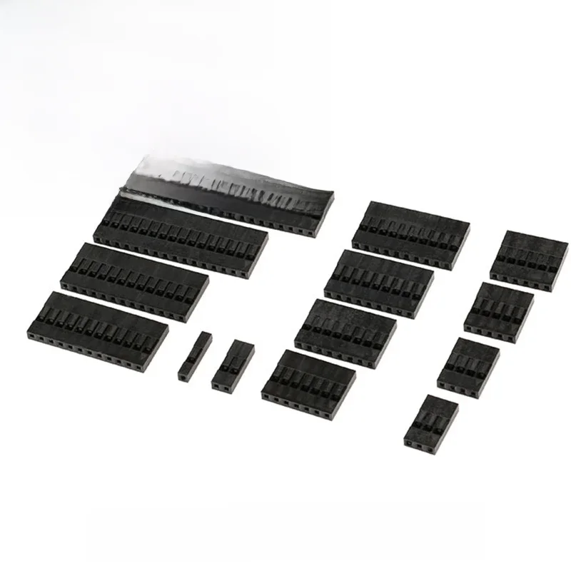 20 sztuk Dupont głowy 1Pin 2Pin 3Pin 4Pin 5Pin 6Pin 7Pin 8Pin 9Pin 10Pin 12Pin 13Pin jeden rząd 2.54mm przez otwór obudowa — zdjęcie 2