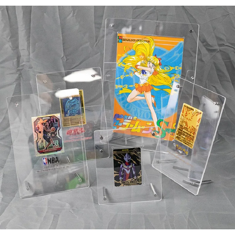 

Screwdown Card Holder Case Display UV Protection Acrylic Clear Transparent Trading Game Cards Protector