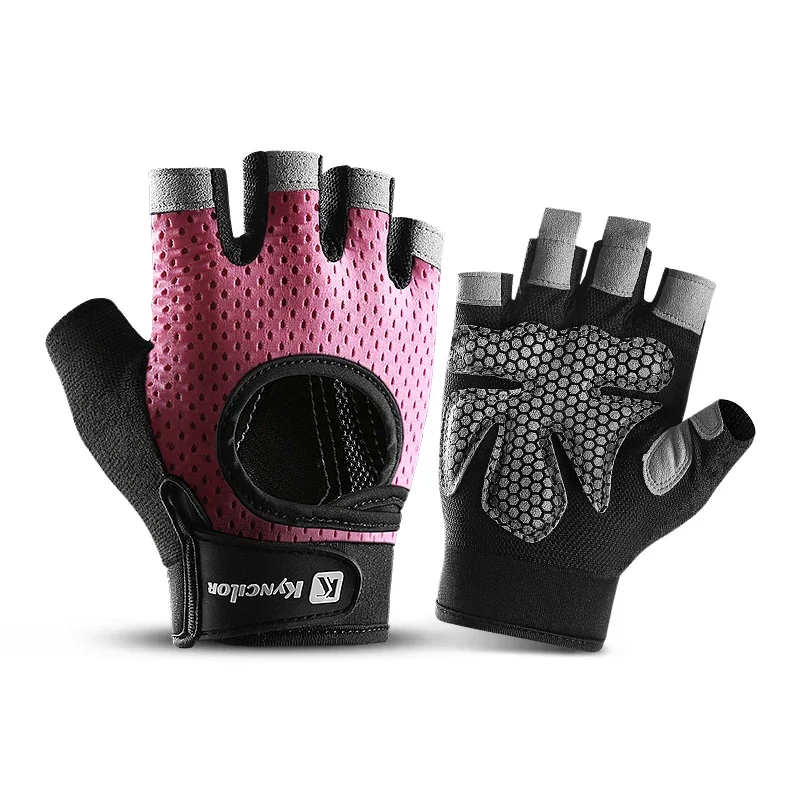 AliExpress Kyncilor Gym Sports Fitness Cycling Gloves Pink for Men and Women Weightlifting Breathable Anti Sweat