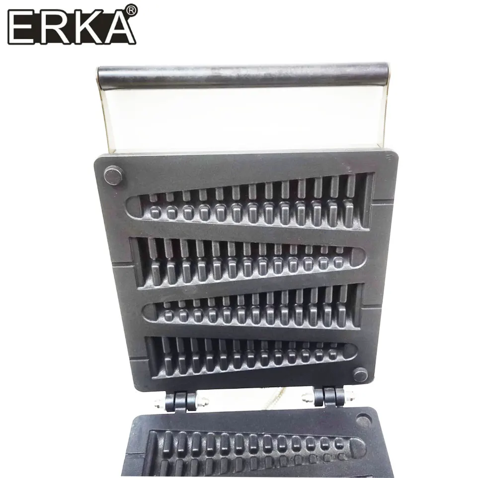 Gaufrier Commercial en arête de poisson 220V, gaufrier en forme d'arbre de noël, gaufrier en forme d'arbre de pin, 110VLolly