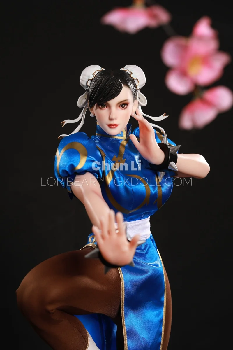 

1/3 Chun Li Figure Collectible Action Doll Movable Skeleton Body with Free Stand Free Shipping