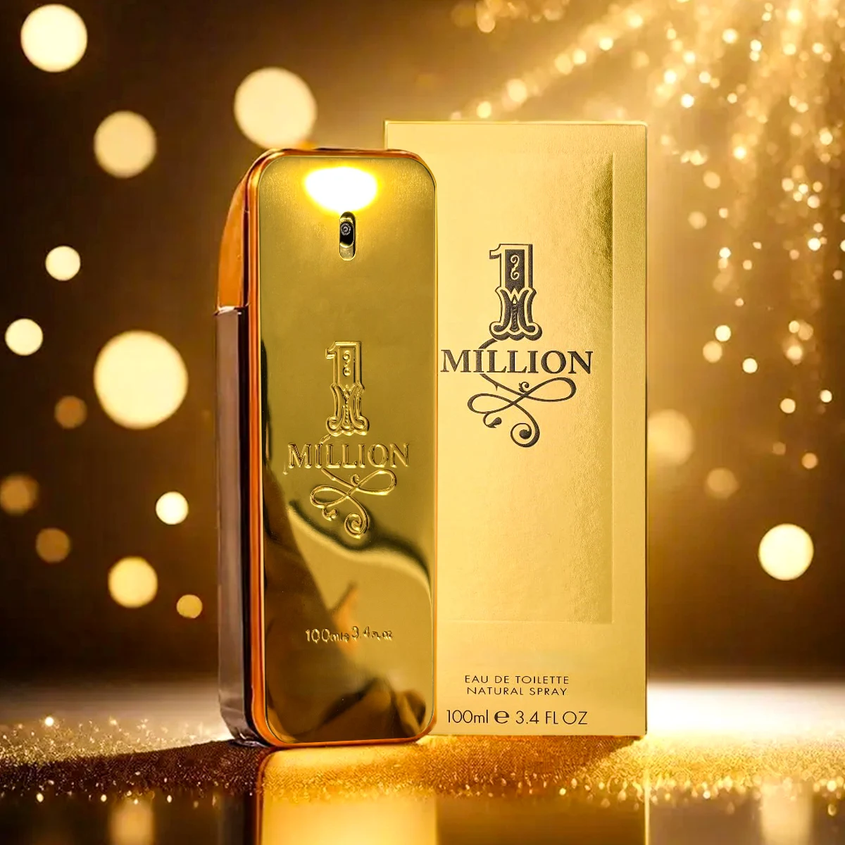 عطر باكو رابانني مليون للرجال 3.4 أونصة/100 مل. عطر طويل الأمد، مناسب للاستخدام اليومي والتمر والعشاء والعمل كهدية