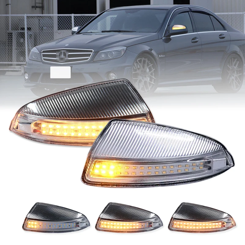 Car LED Rearview Mirror Turn Signal Light for Mercedes-Benz C Class W204 S204 W639 W164 ML300 ML500 ML550 C250 C300 C350