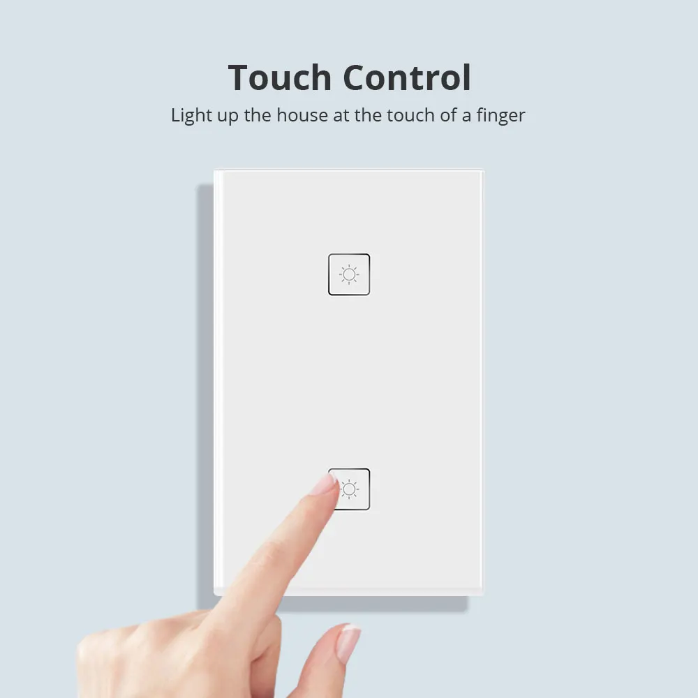 Zigbee-interruptor de parede, uma gang, funciona com alexa, google home, via zemismart, hub smarthings, bridge, aplicativo para celular, controle de voz