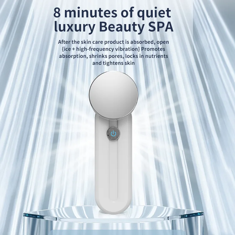 أداة تجميل منزلية لشد ضغط الثلج لشد البشرة وتجديد شبابها ومطرقة ثلج محمولة أداة ضغط بارد