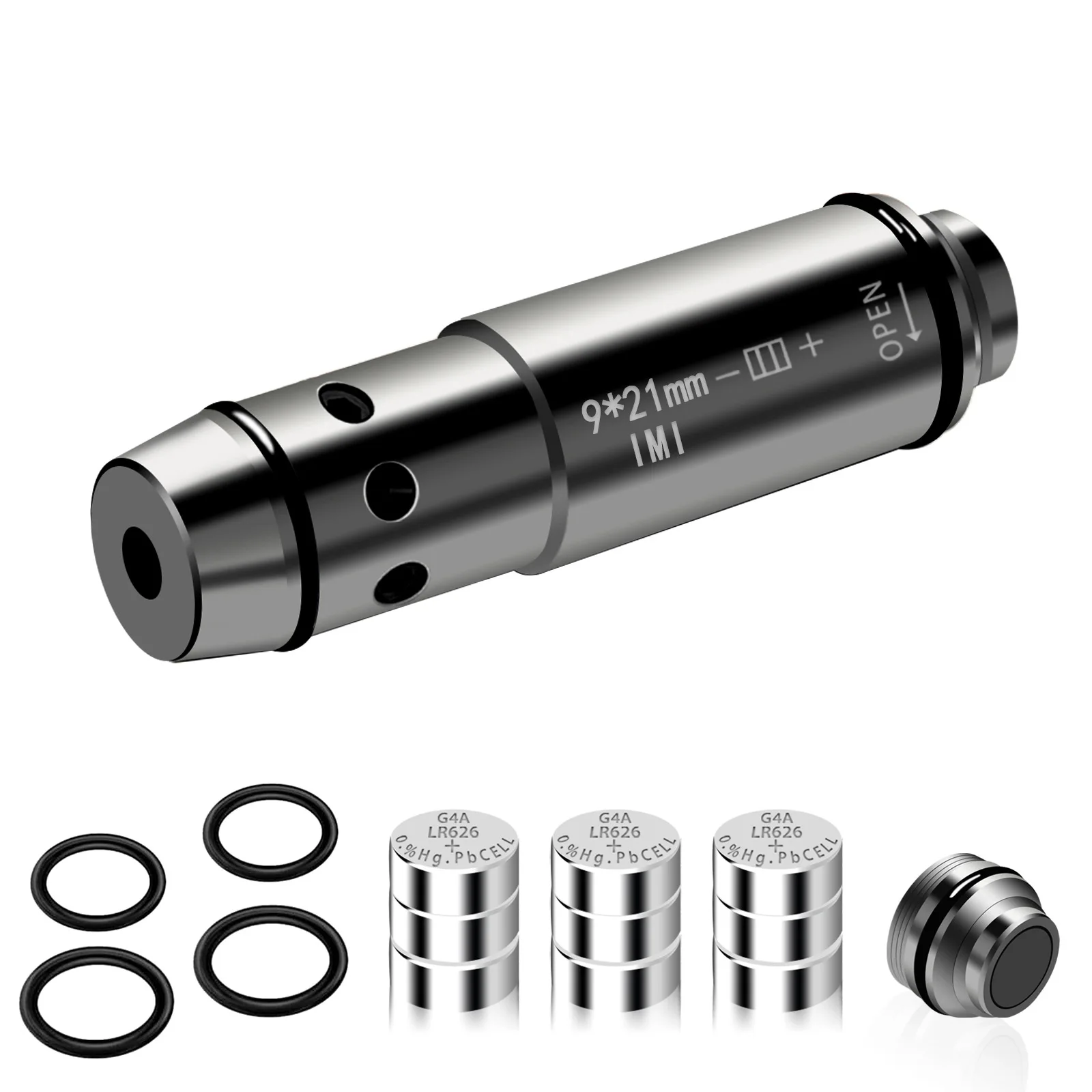 9mm/.380Super/38SPL/223rem dry fire laser training bullet tactical laser simulation bullet suitable for paintball shooting compe