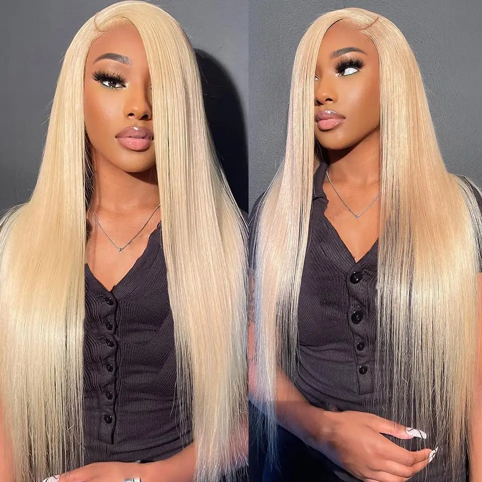 30 Inch 613 Lace Front Wig Human Hair Honey Blonde Wig 613 13x6 Hd Lace Front Wig 613 Straight Lace Frontal Wig Glueless Wigs