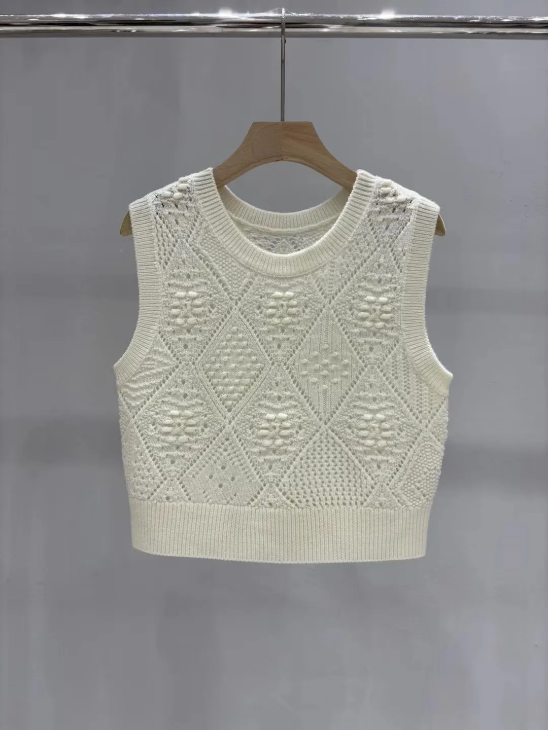 

2025 Autumn/Winter New Monochrome Fashion Simple High Quality Classic Haze Blue Lambskin