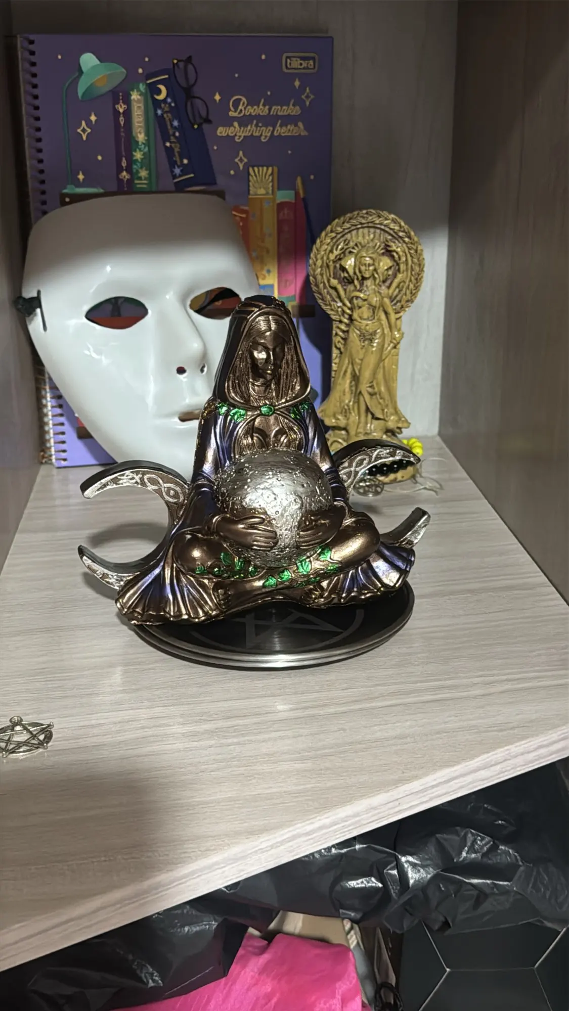 Triple Moon Mother Statue