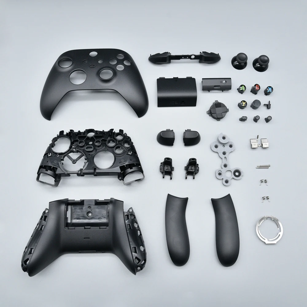 Carcasas completas para Xbox Series X/s, piezas de reparación personalizadas de repuesto, carcasa frontal y trasera, Joystick