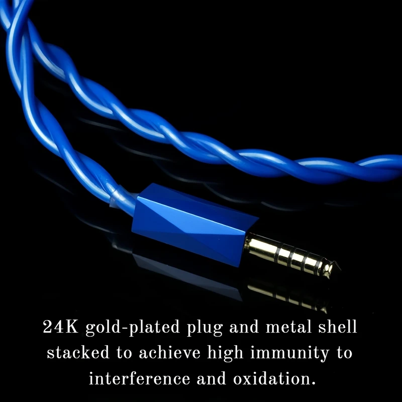 Culemi-01 In-Ear Headphone Upgrade Cable with 2.5/3.5/4.4 Balanced MMCX/2PIN IE900 IE600 Compatible with FF3S FH9 FT1PRO image 2