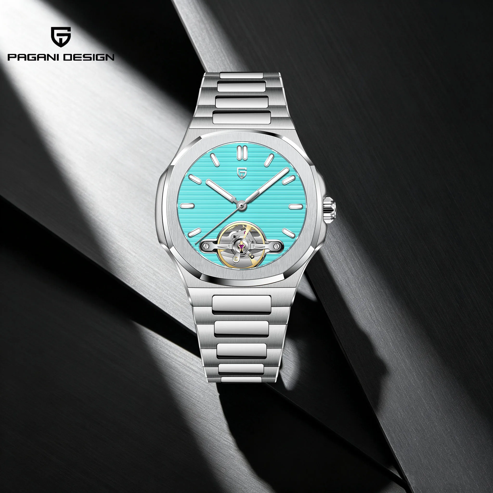 2026 PAGANI DESIGN Sports Elegance Men's Automatic Mechanical Watch 42mm Octagonal Case Sapphire Glass Waterproof Luminous Watch