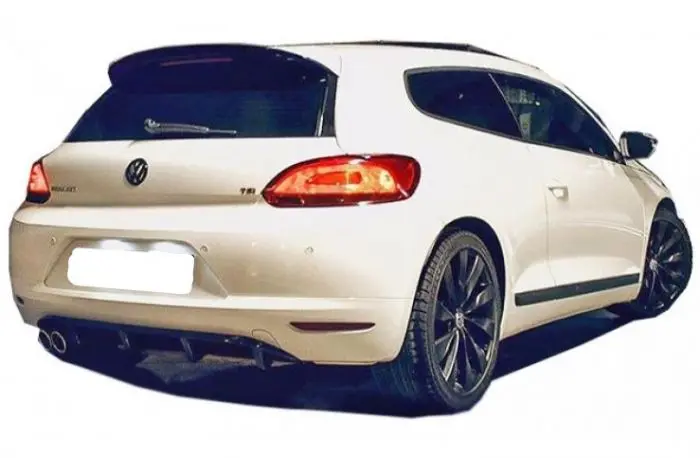 Rear Bumper Diffuser For VOLKSWAGEN Scirocco 2015 To 2021 Models-Auto Styling Spoiler Modified Spare Parts Quality Flap Splitter