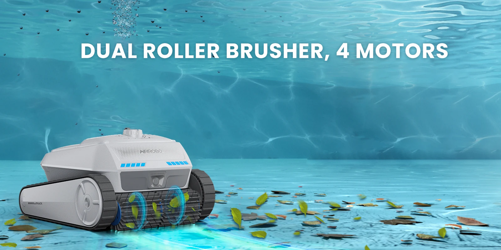 AIRROBO PC200 Roboter-Poolreiniger mit Smart NaviClean Technologie, Automatischer Wandkletter-Poolsauger mit 4L Filter und Auto-Rückkehr für Schwimmbecken – Detail 4