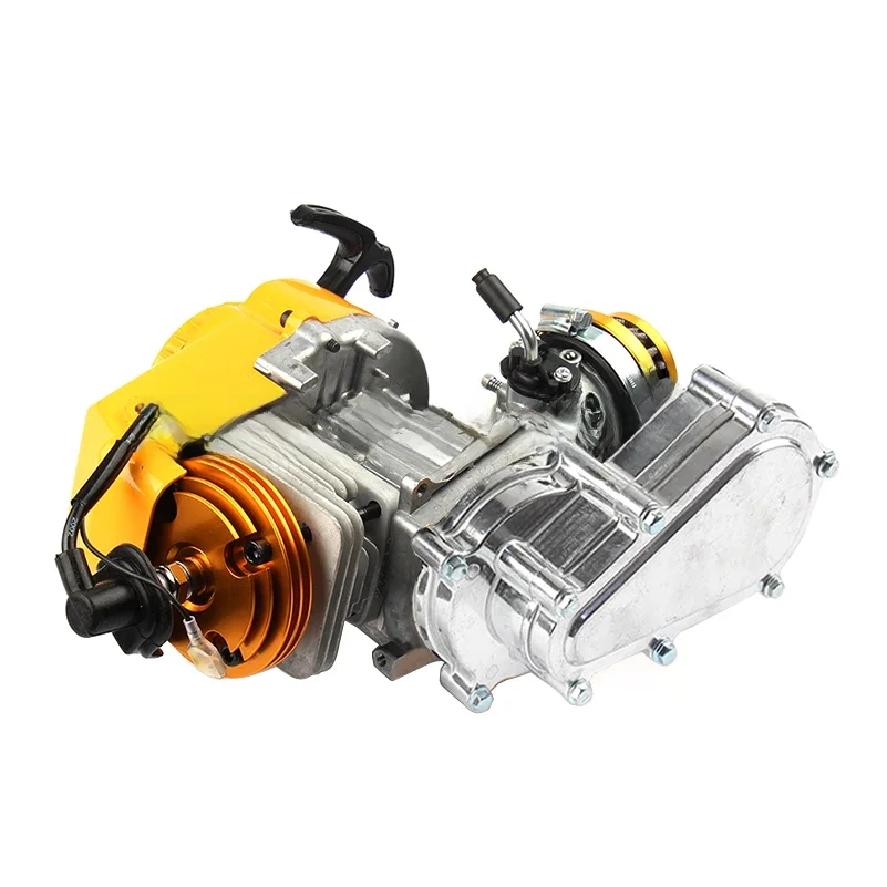 2-skoku wyścigi silnika 49cc Mini silnik kieszeń Quad Motor terenowy zapłon — zdjęcie 2