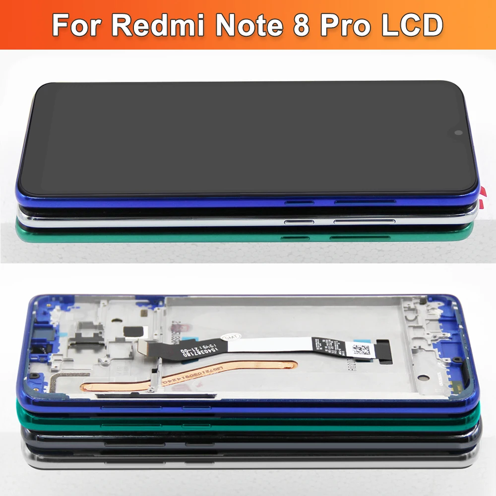 6.53' Display Touch Screen Digitizer Replacement for Xiaomi Redmi Note 8 Pro LCD Compatible with M1906G7I M1906G7G