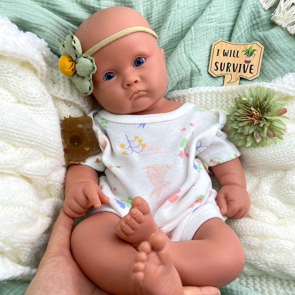 

18-дюймовая реалистичная силиконовая кукла-реборн девочка с реалистичными руками и ногами, открытыми глазами, пухлым милым круглым лицом – идеальный подарок-компаньон