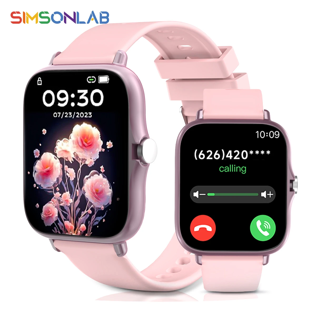 New Smart Watch Women  Fitness Tracker impermeabile Sports Smart  Bluetooth Call Watches Clock Fashion Ladies Men Smartwatch