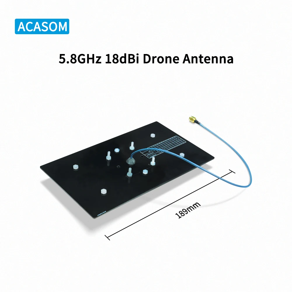 Drone High Gain Drone Signal Amplificador, Antena Booster, Direção Blocker, 5.8GHz, 5.2GHz, 18dB