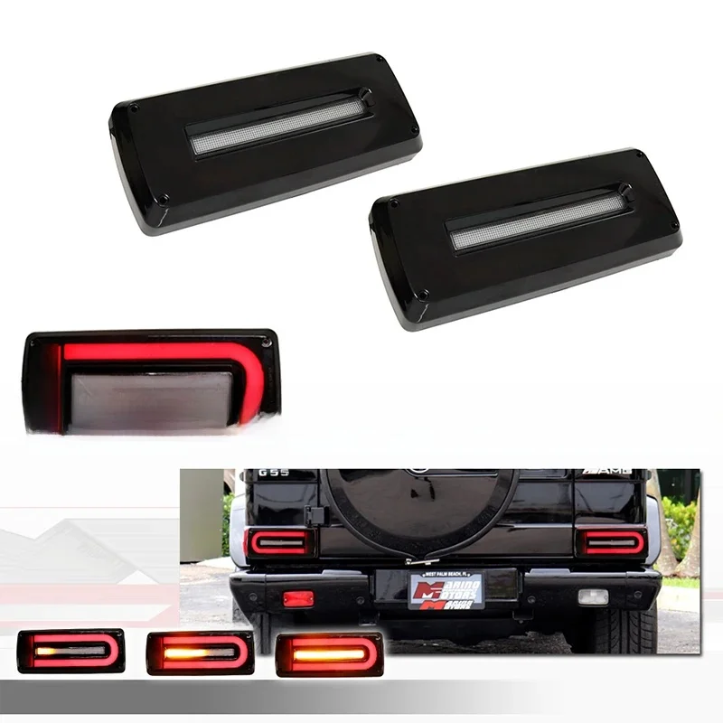 Achterste Staart/Rem Led Licht Met Sequentieel Richtingaanwijzer Voor Mercedes Benz G-Klasse Wagen W463 G500 G63 G65 G55 Amg G550 4X4 1999-2018 - afbeelding 2