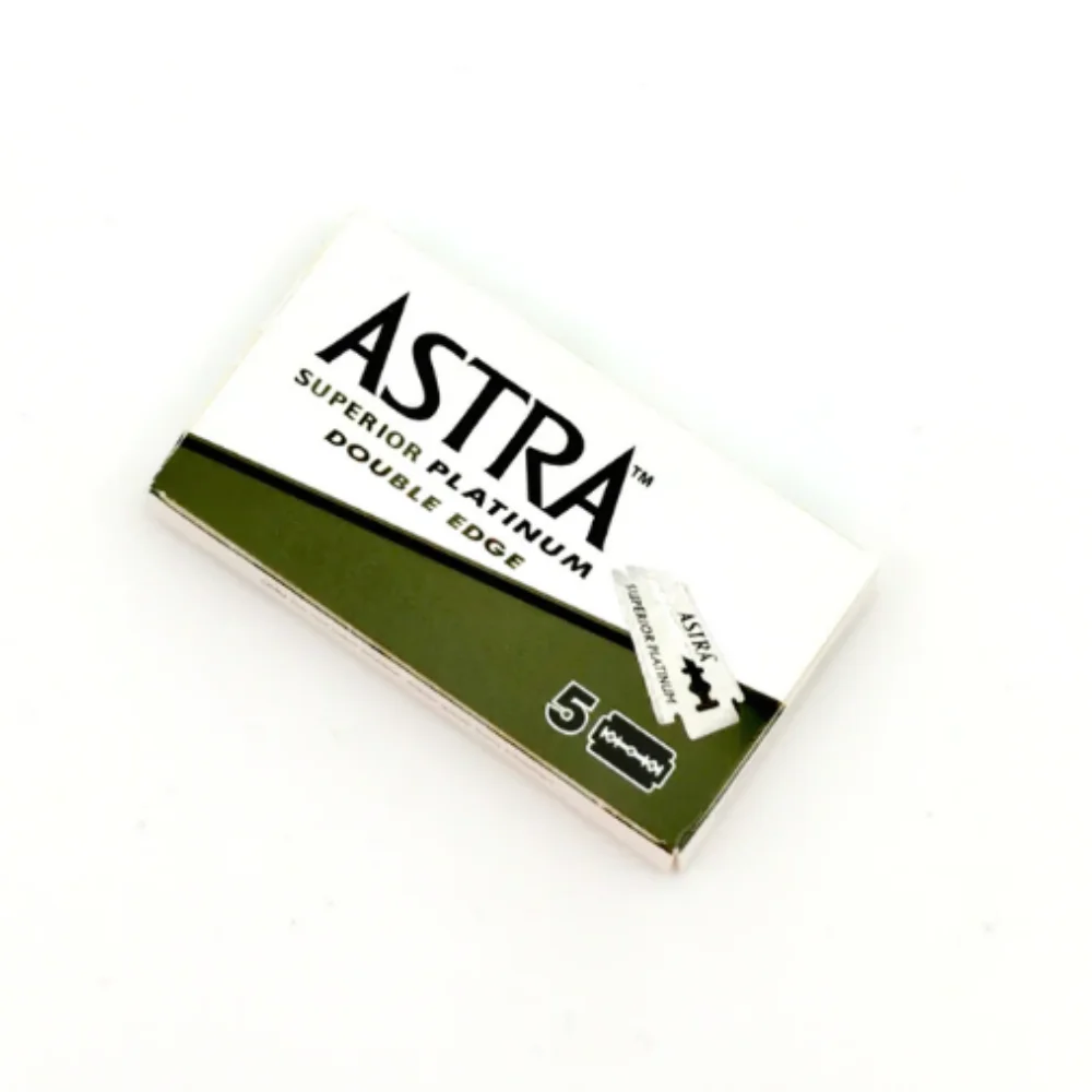 Astra Razor Platinum Várias Peças Bordas Duplas Segurança Superior Alta Qualidade Homens Barba Bigode A Mais Preferida Diariamente Inoxidável Grooming Nova Tendência Moda Higiênica Com Forma Padrão Pacote Entrega