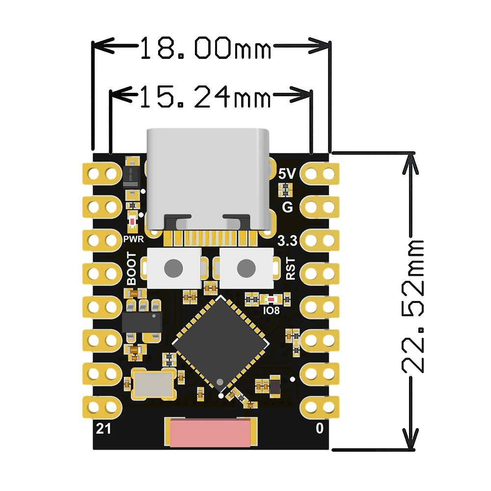 ESP32-C3 WiFi Bluetooth Development Board SuperMini IoT Development Board Suitable for IoT and wireless wearable applications image 3