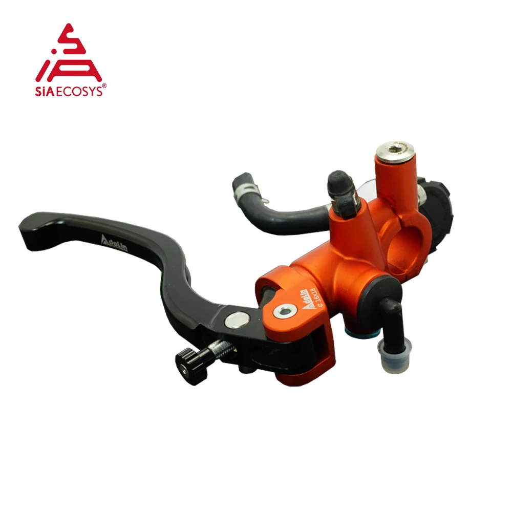Adelin PX-1R Right Hydraulic Brake Master Cylinder Forged CNC Aluminum Alloy Motorcycle Lever Pump for Disc Brakes DOT Certified