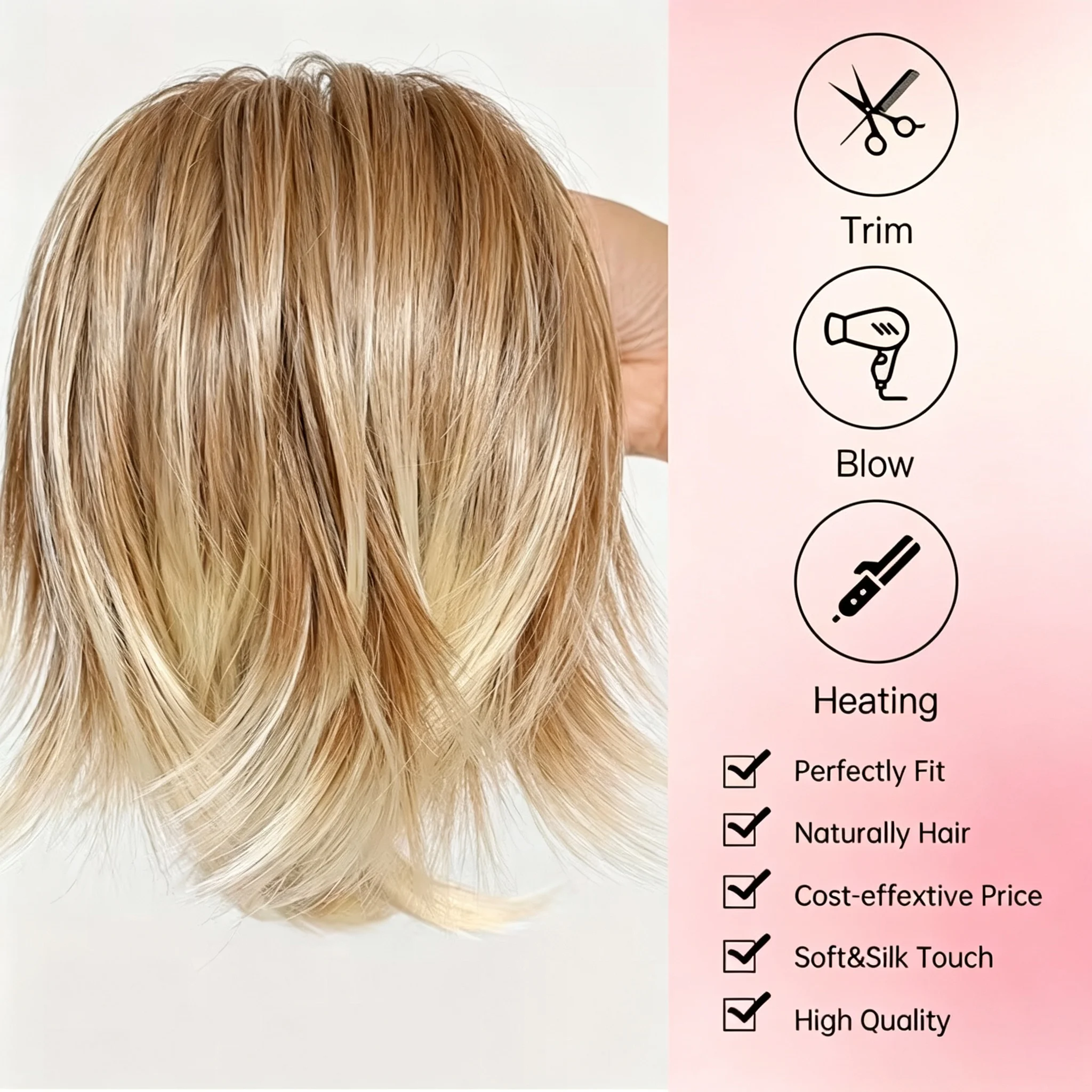 Claw Clip High Ponytail Wig for Women Fluffy and Fashionable Short Ponytail New Stylish Easy to Wear Suitable for Daily Life view 2
