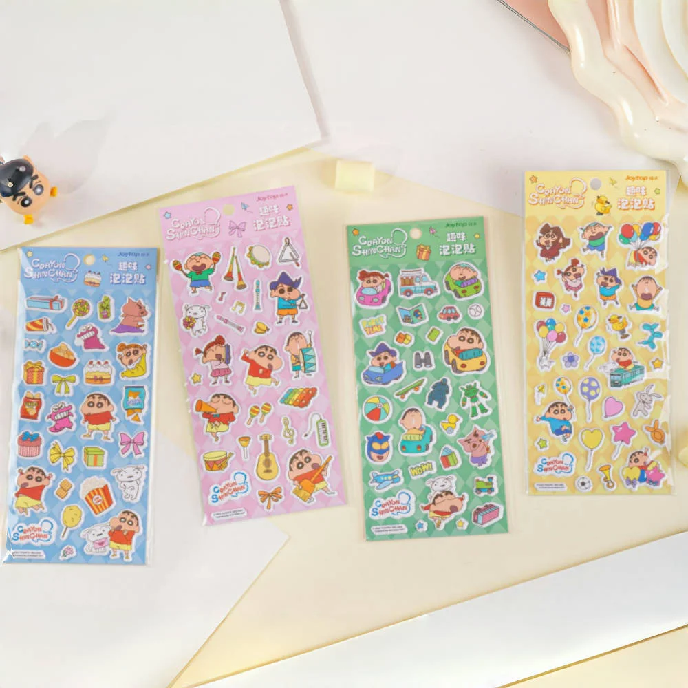 Crayons shin-chan cute stickers, stationery mobile phone suitcase water bottle computer diary stickers, party Christmas gifts