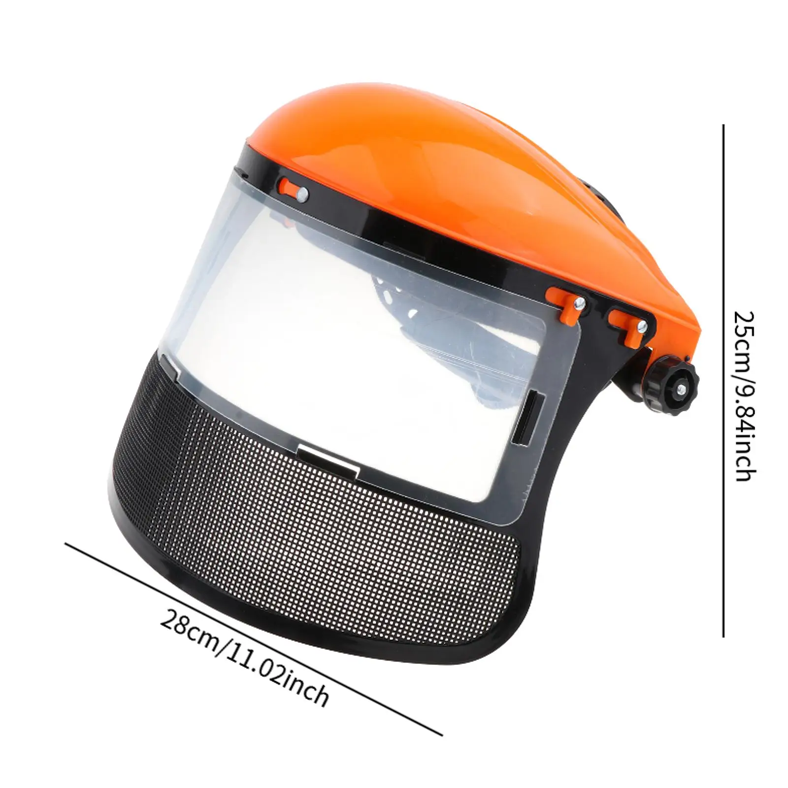 Garden Grass Trimmer Safety Helmet Hat with Full Face Mesh Protective Mask for Logging Brush Cutter Forestry Protection image 6