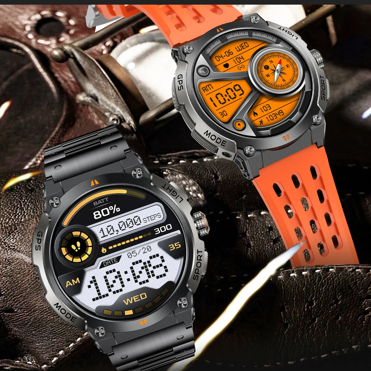 VWAR GPS Smart Watch with 1.43" Display