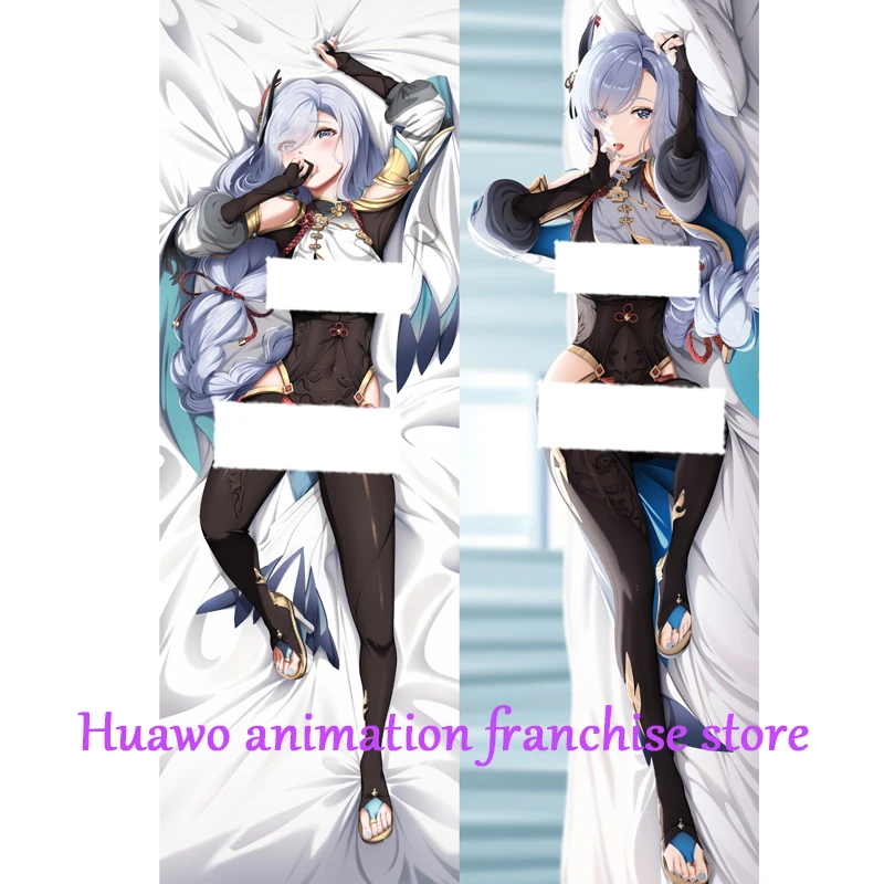 

Anime Dakimakura Pillow Shenhe 2-Side Print Pillowcase Hugging Body Cushion Cover Otaku Waifuristmas Decoration 2023