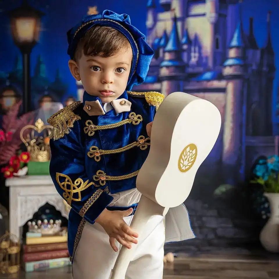 

Kids Prince Charming Costume for Children Halloween Cosplay The King Costumes Fantasia Boys Birthday Party Cosplay Clothing Set