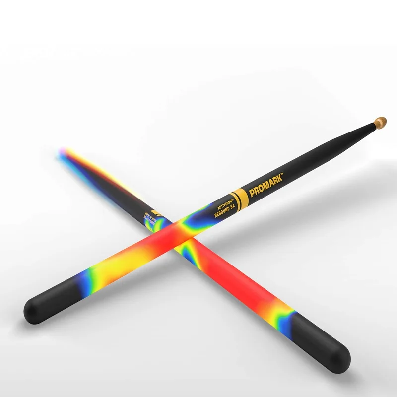 Baquetas Promark by D'addario Select Balance Forward/Rebound 5A/7A ActiveGrip con punta de madera de bellota