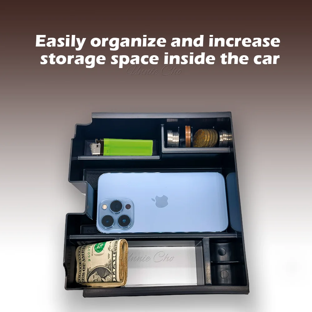For Jaguar XF Storage Box Armrest Organizer Tray Center Console Stowing Tidying Compartment for Jaguar X250 Interior Spare Parts