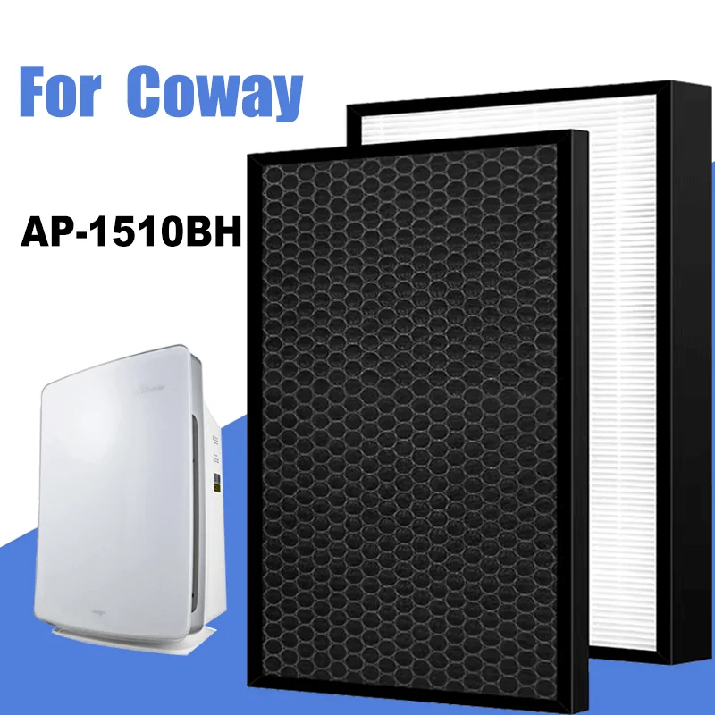 

Replacement HEPA Activated Carbon Deodorizing Filter For Coway Air Purifier AP-1510BH AP1510BH