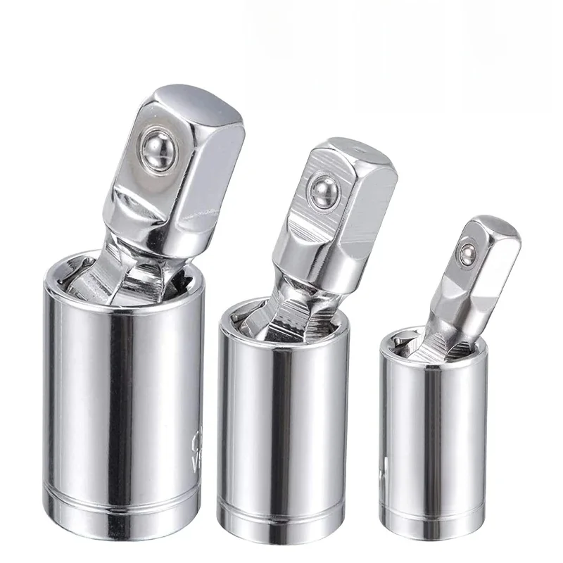 Jeu de joints universels 1/4 "3/8" 1/2 ", adaptateur de prise de barre d'extension d'angle à cliquet, adaptateur pliable manuel et pneumatique, outils de prise