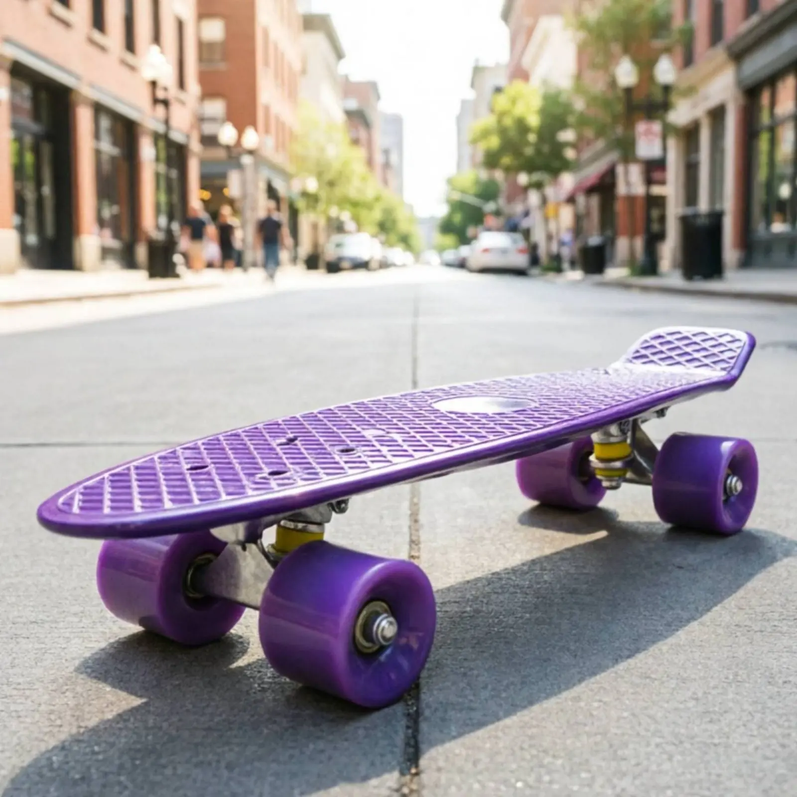 Penny Board Buntes Skateboard Leichtgewichtiges 27 Zoll Cruiser-Skateboard für Anfänger, Outdoor, Reisen – Detail 7