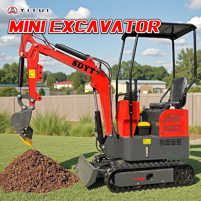 Epa Euro 5 1000 kg Minibagger, praktischer Kundendienst, Minibagger, Heimunterstützung, maßgeschneidert