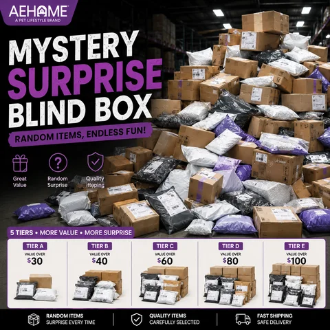 AEHOME Mystery Box Random Home Essentials Surprise Box Household Items Daily Supplies Gift Set Mystery Gift for Home & Life