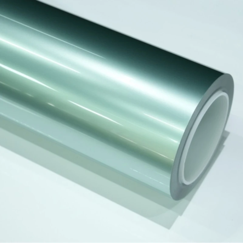 

Liquid Metal Grace Green PET Car Wrap Vinyl Film Gloss Metallic Car Wrapping Film Bubble Free Self Healing Full Car Wrap Sticker