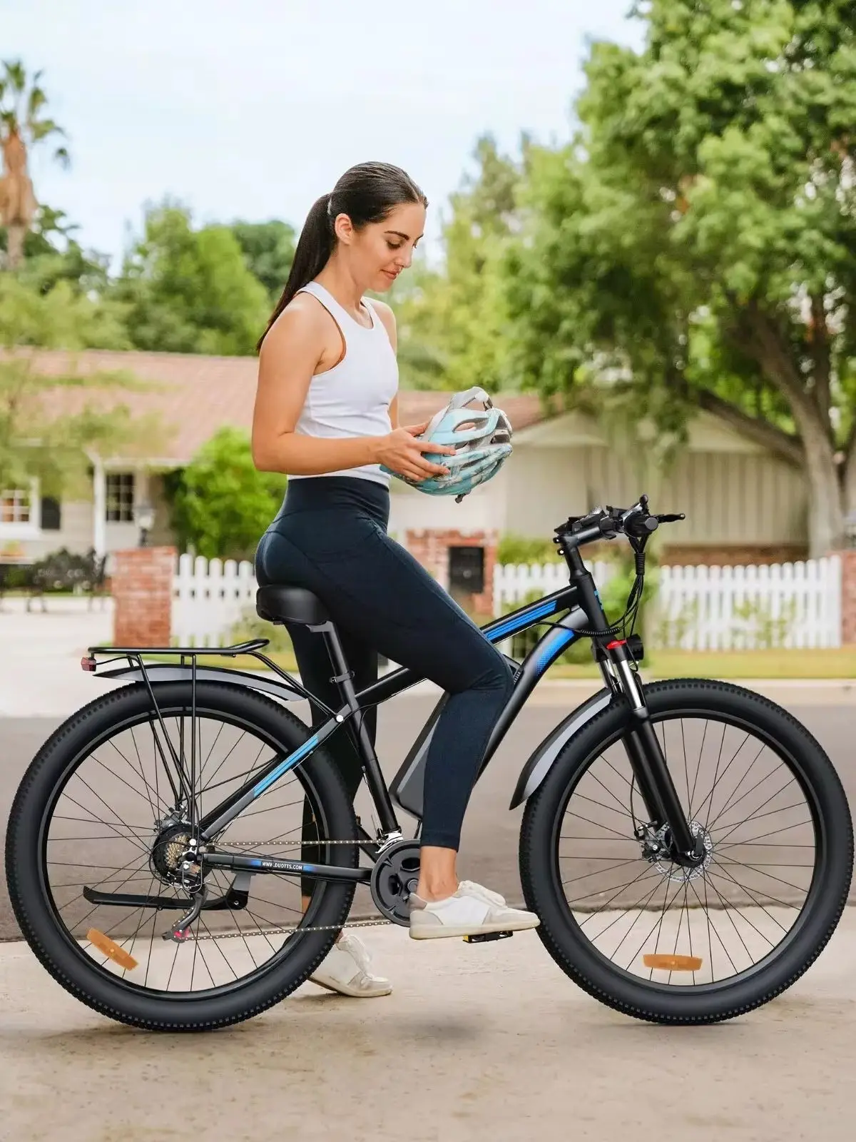 AliExpress DUOTTS C29 Adult Electric Bicycle 750W Motor 48V30AH Dual Lithium Battery 45KM/H City Ebike 29inch Tire Aldult Mountain EBike