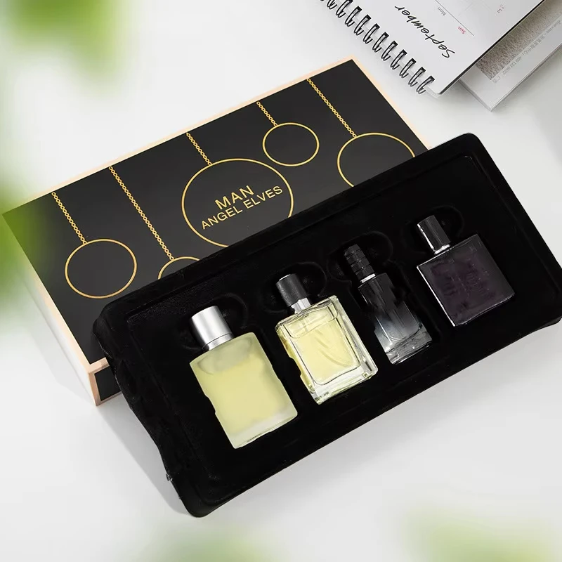 

Light Luxury Niche Perfume Gift Set (120ml) — Long-Lasting Eau de Toilette, 4-Piece Gift Box Set