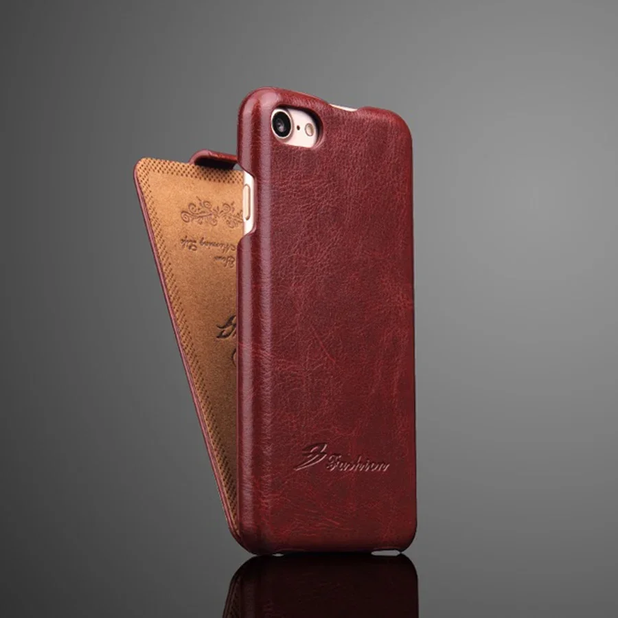 Etui z prawdziwej skóry z pionowym zamknięciem na zatrzask do Apple iPhone 17 Air 15 16 7 8 14 Plus 11 12 Mini 13 Pro Max 6 6S 17E Luxury Fundas — zdjęcie produktu 7