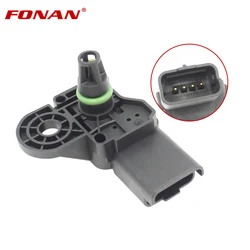 Sensor de pressão absoluta do coletor do mapa de fonan para mini r56 1.6 16v cooper hatchback gasolina n12b16a 2006 - 2012 0261230136