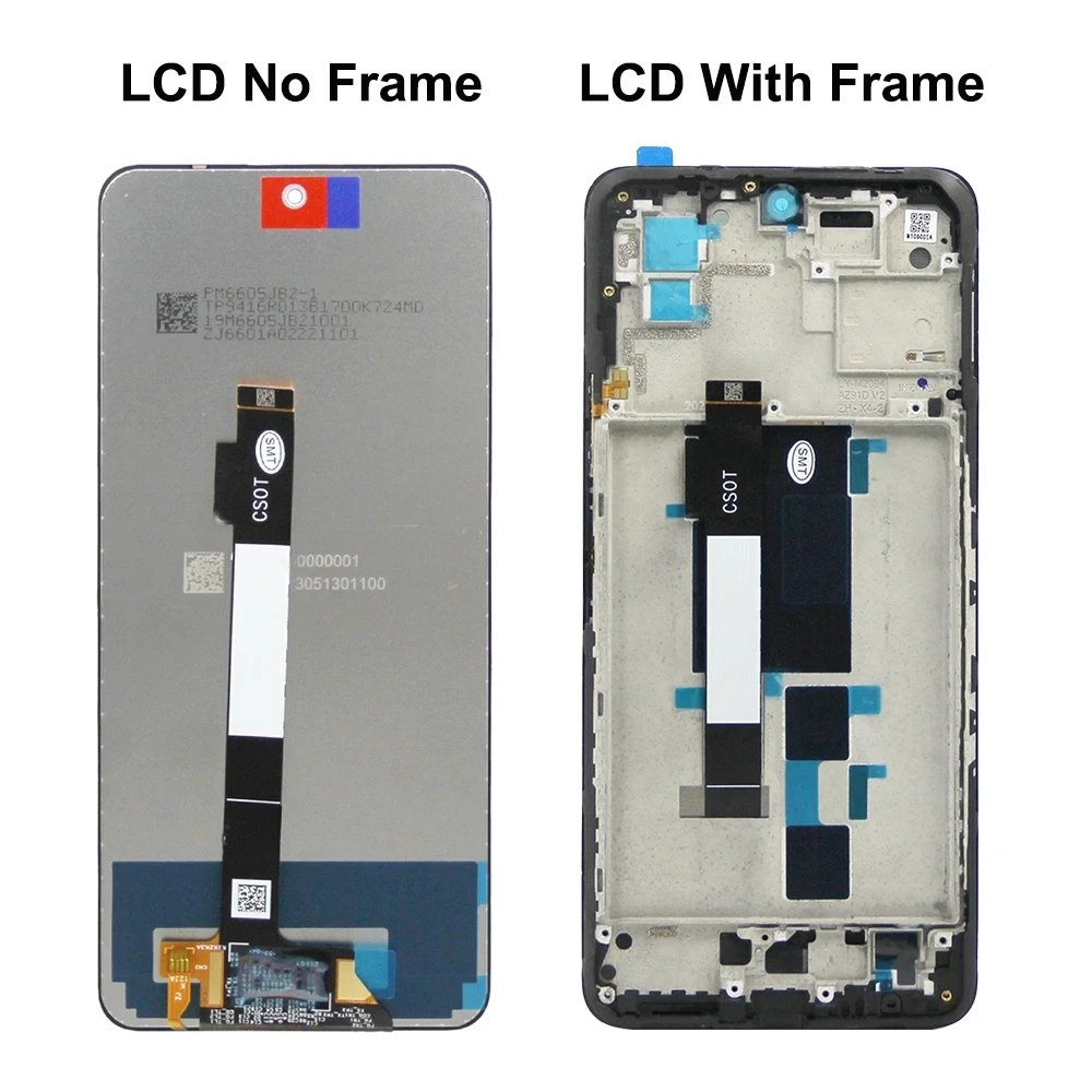 6.6\'\' Original LCD Display For Xiaomi POCO X3 GT 21061110AG LCD Display Touch Screen Digitizer For POCO X3GT Screen With Frame