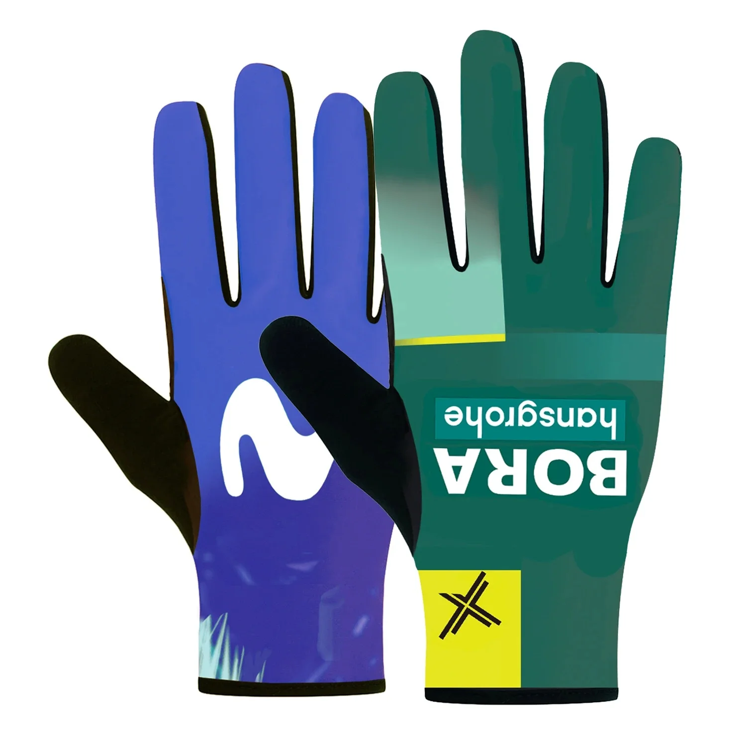 AliExpress EFAPEL Big M 2025 Full Finger Cycling Gloves Men Women BORAFUL Team MTB Road Bike Gloves Fitness Warmth Gym Riding Bicycle Gloves