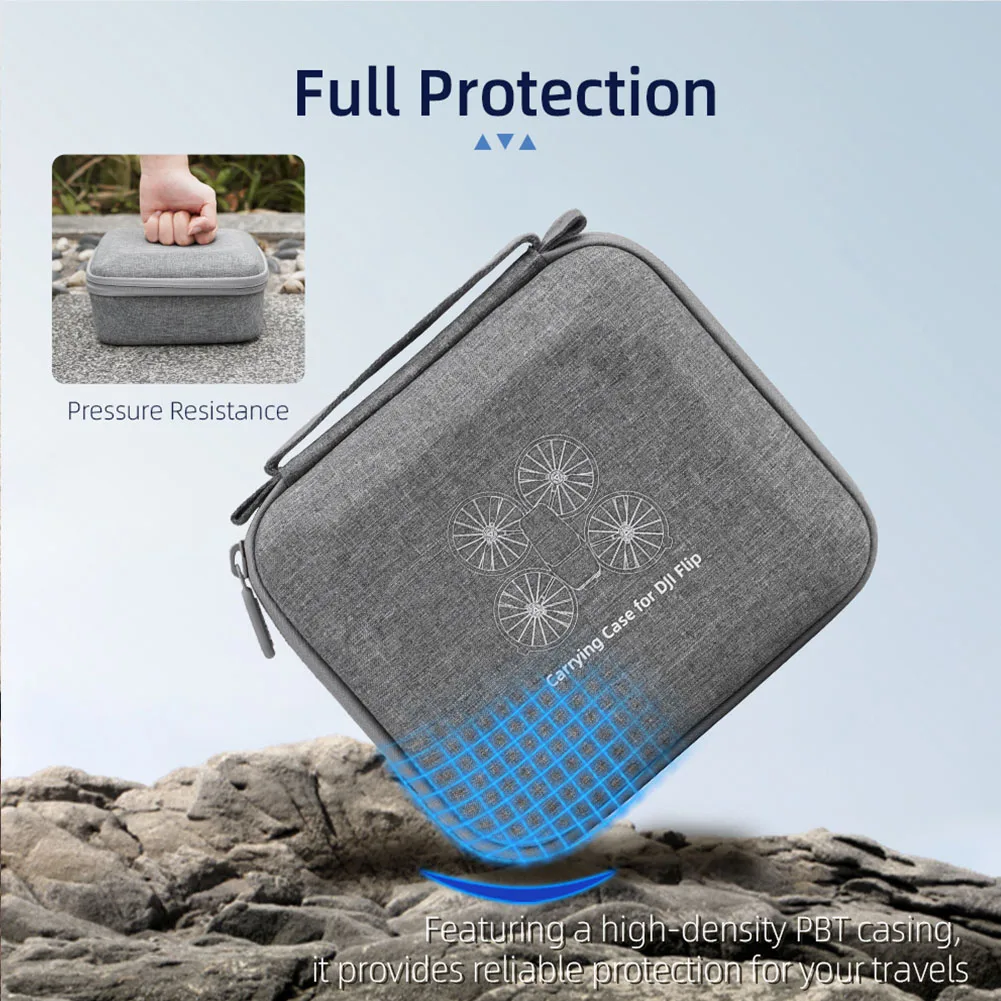 MYOBO Protective Carrying Case for DJI Flip Drone Remote Controller Body Storage Bag Handbag RC-N3 RC 2 Controller Accessories